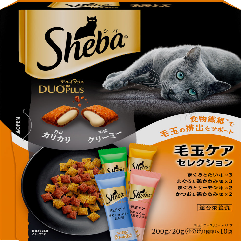 Mars Japan Limited Sheba Duo Plus Hairball Care Selection 200g