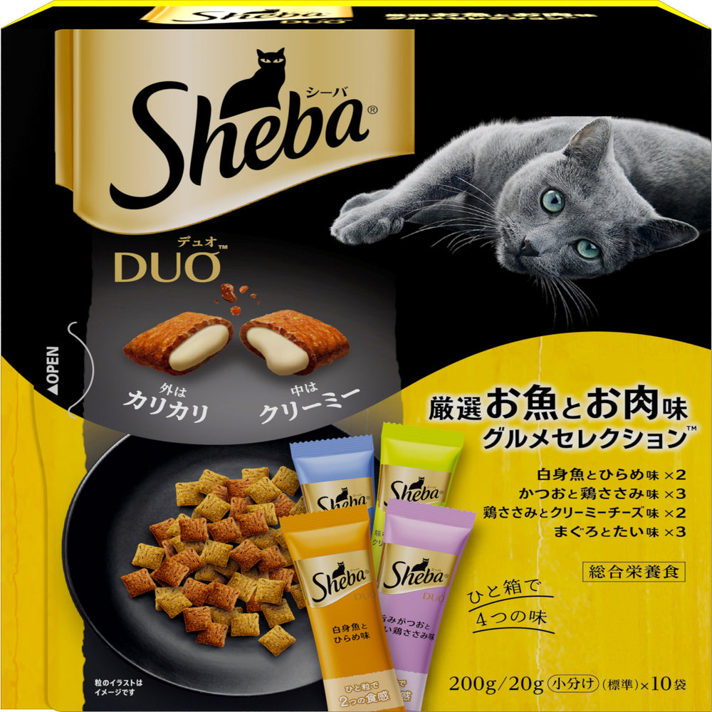 Mars Japan Limited Sheba Duo Selected Fish and Meat Gourmet Selection 200g