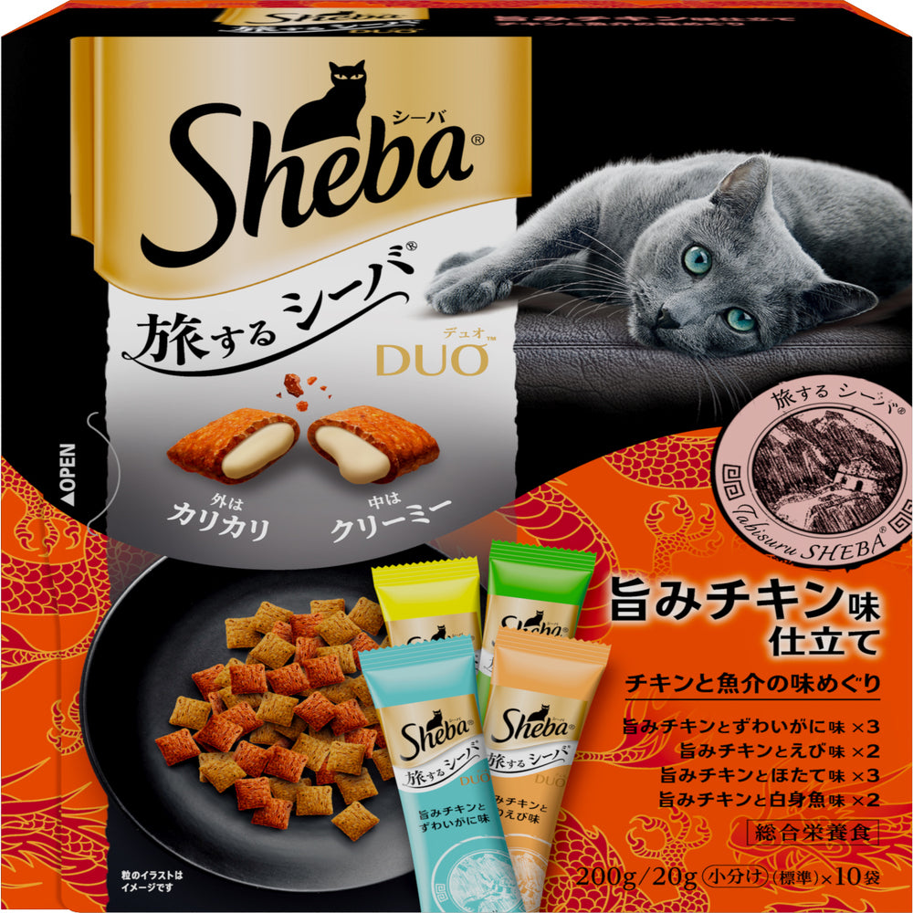 Mars Japan Limited Sheba Duo Traveling Sheba Savory Chicken Flavor 200g