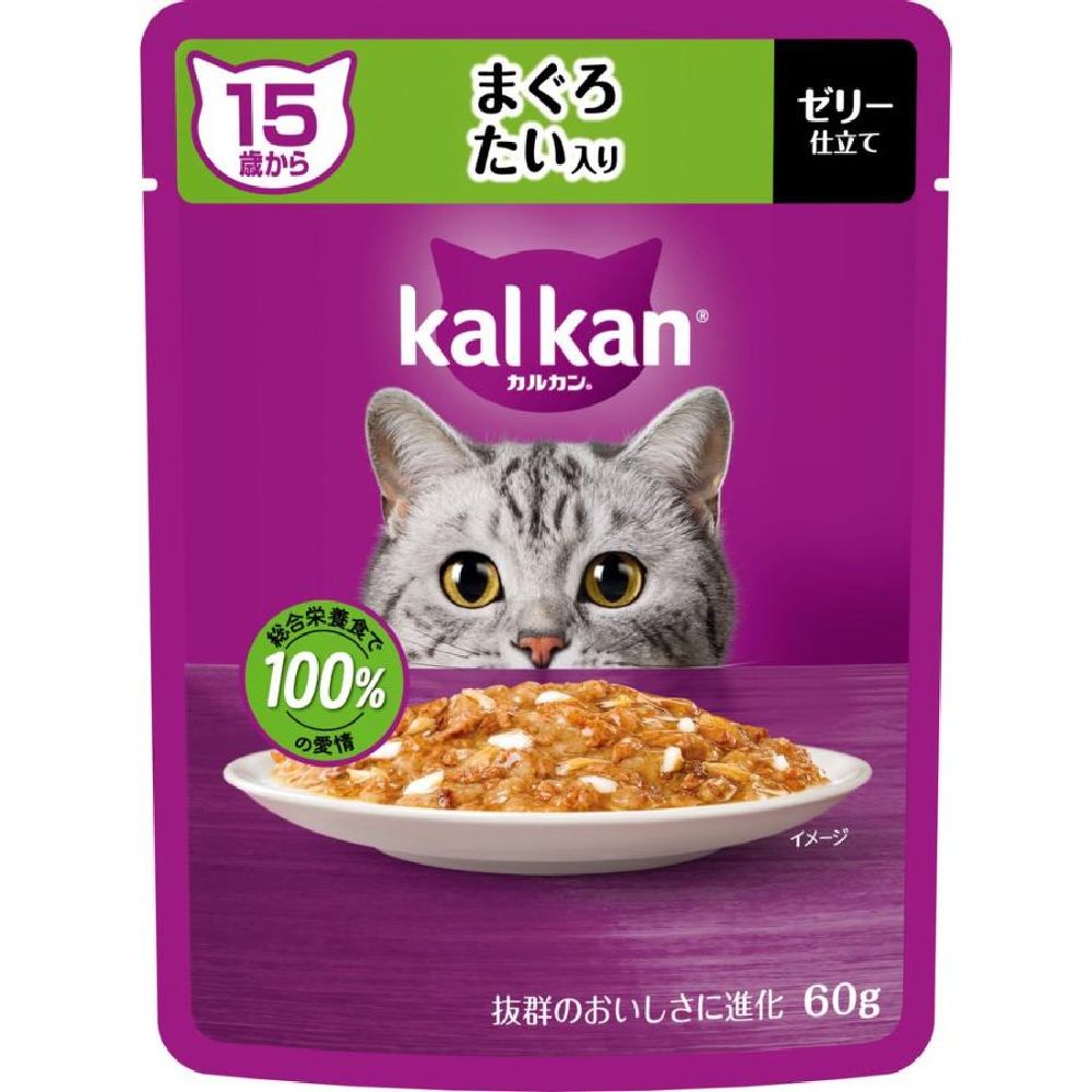 Mars Calcan Pouch Tuna for Cats 15 Years and Older 60g