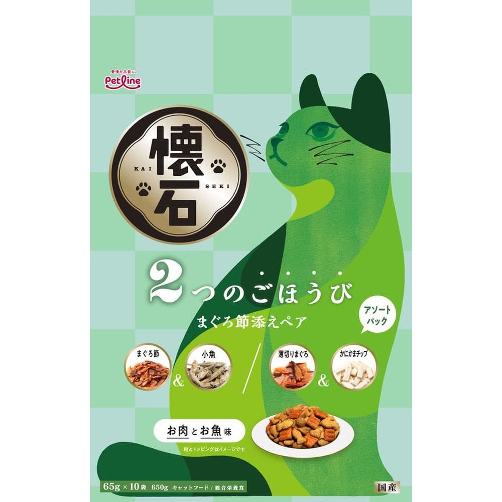 Petline Kaiseki 2 Rewards Tuna Flakes with Pair 650g