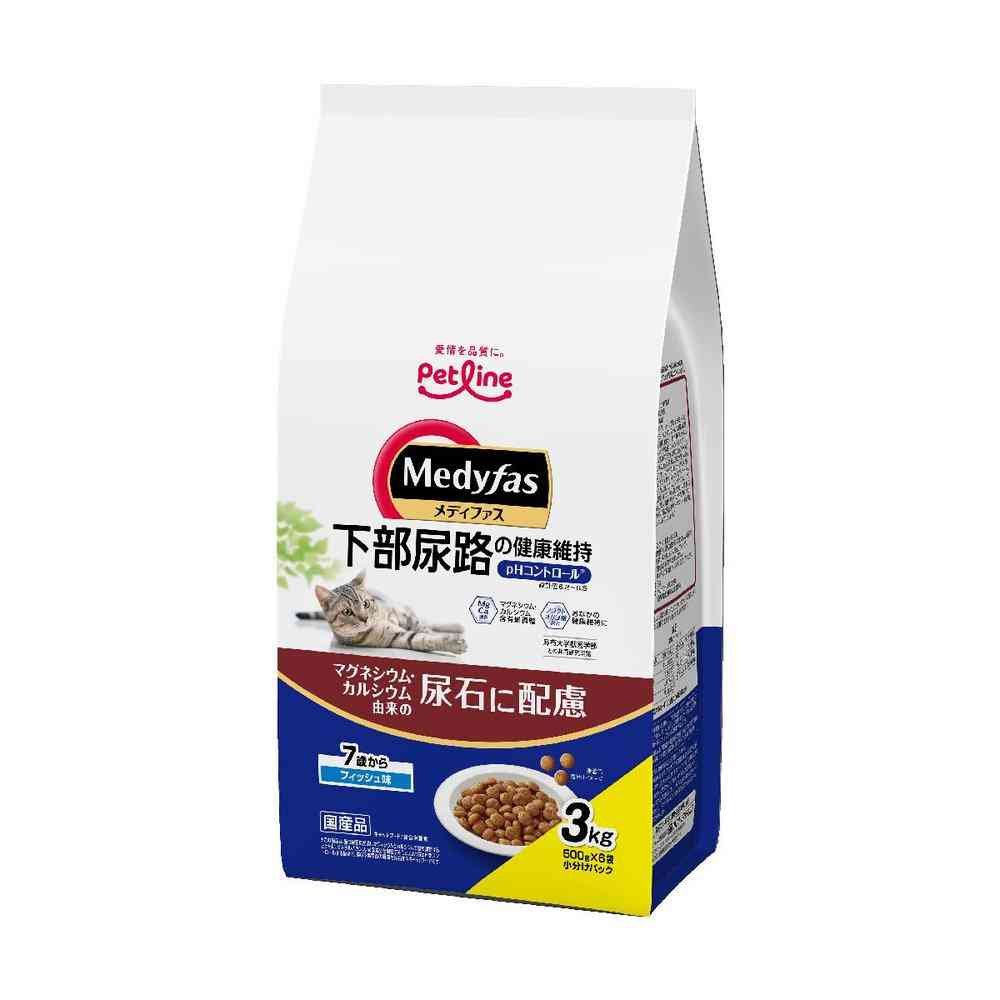 Petline Medifas Fish Flavor for Dogs 7 Years and Older with Stone Consideration 3kg