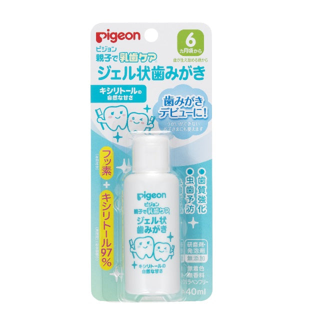 [Quasi-Drug] Pigeon Parent-Child Baby Tooth Care Gel Toothpaste with Natural Sweetness of Xylitol 40ml