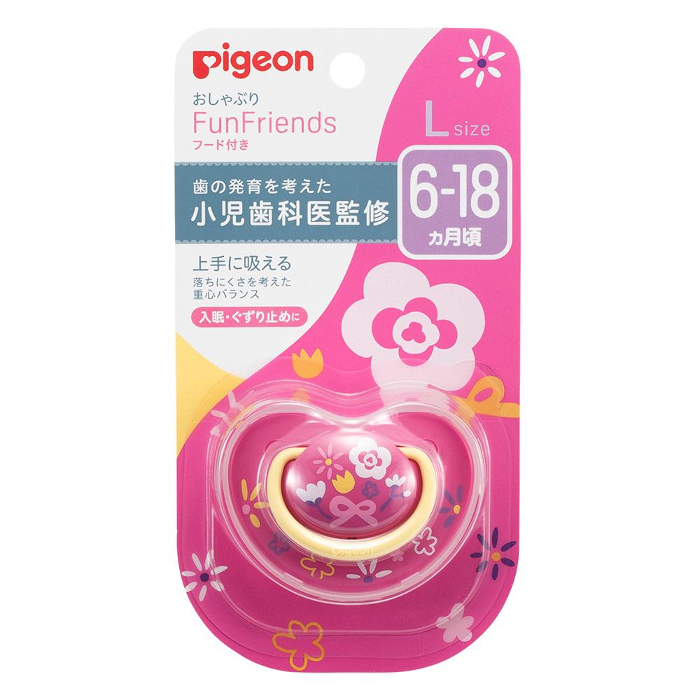 Pigeon Pacifier Fun Friends L (6-18 Months)