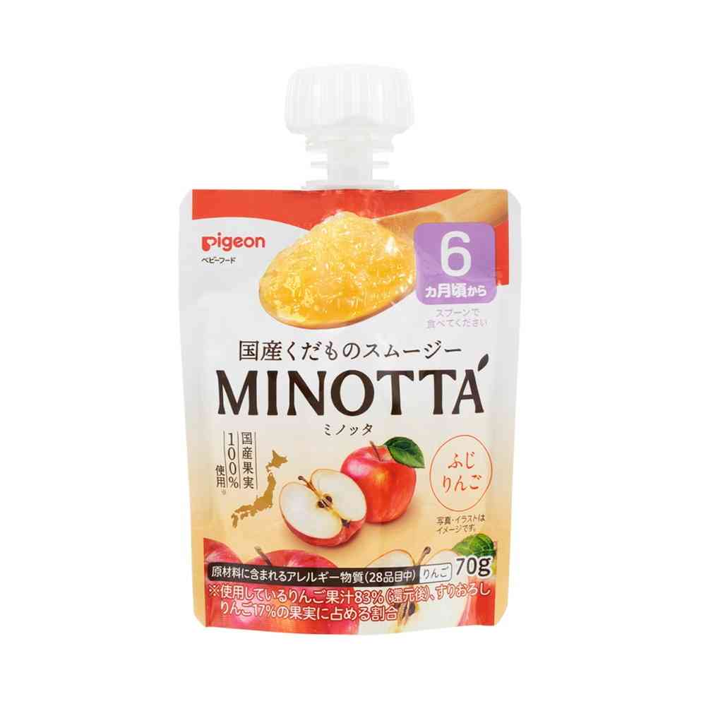 Pigeon Fruit Smoothie MINOTTA Fuji Apple 70g