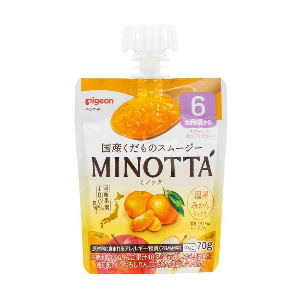 Pigeon Fruit Smoothie MINOTTA Mandarin Mix 70g