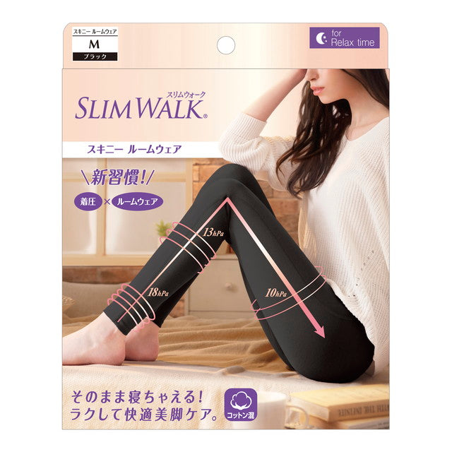 Slim Walk Skinny Room Wear Black M Size