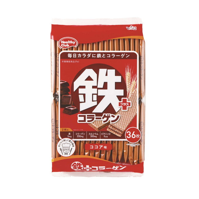 Hamada Iron Plus Collagen Wafers (36 Pieces)