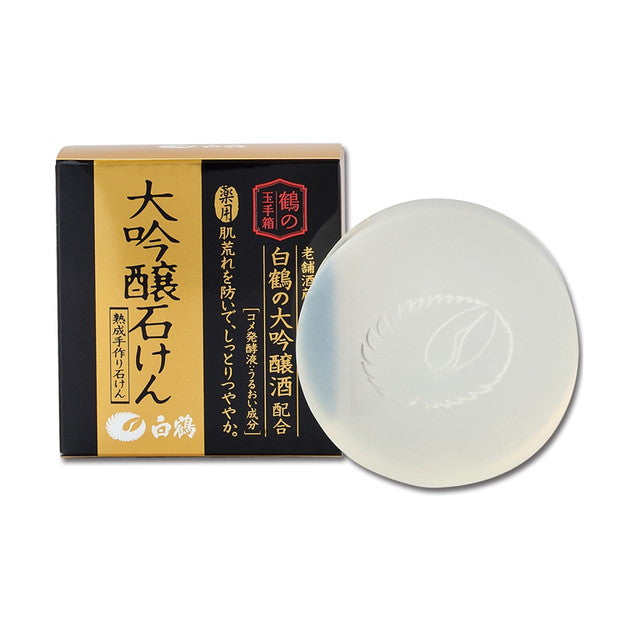 Shirataki Tsuru no Tamatebako Medicinal Daiginjo Soap 100g