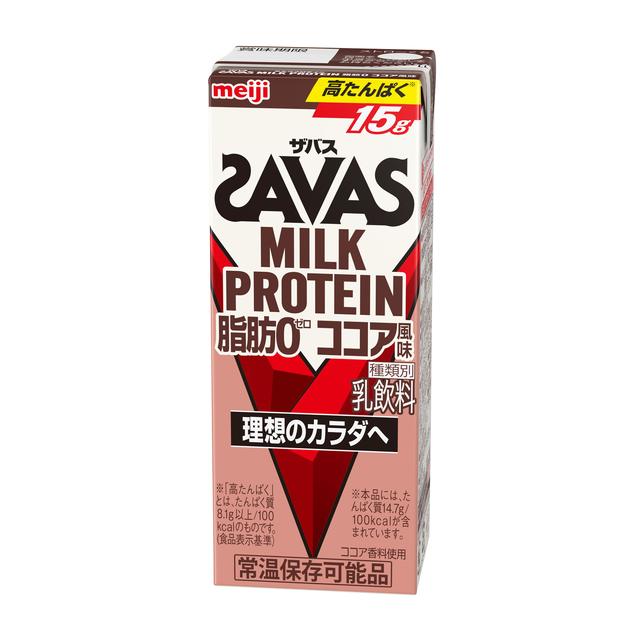 Meiji SAVAS Milk Protein Fat-Free Cocoa Flavor 200ml