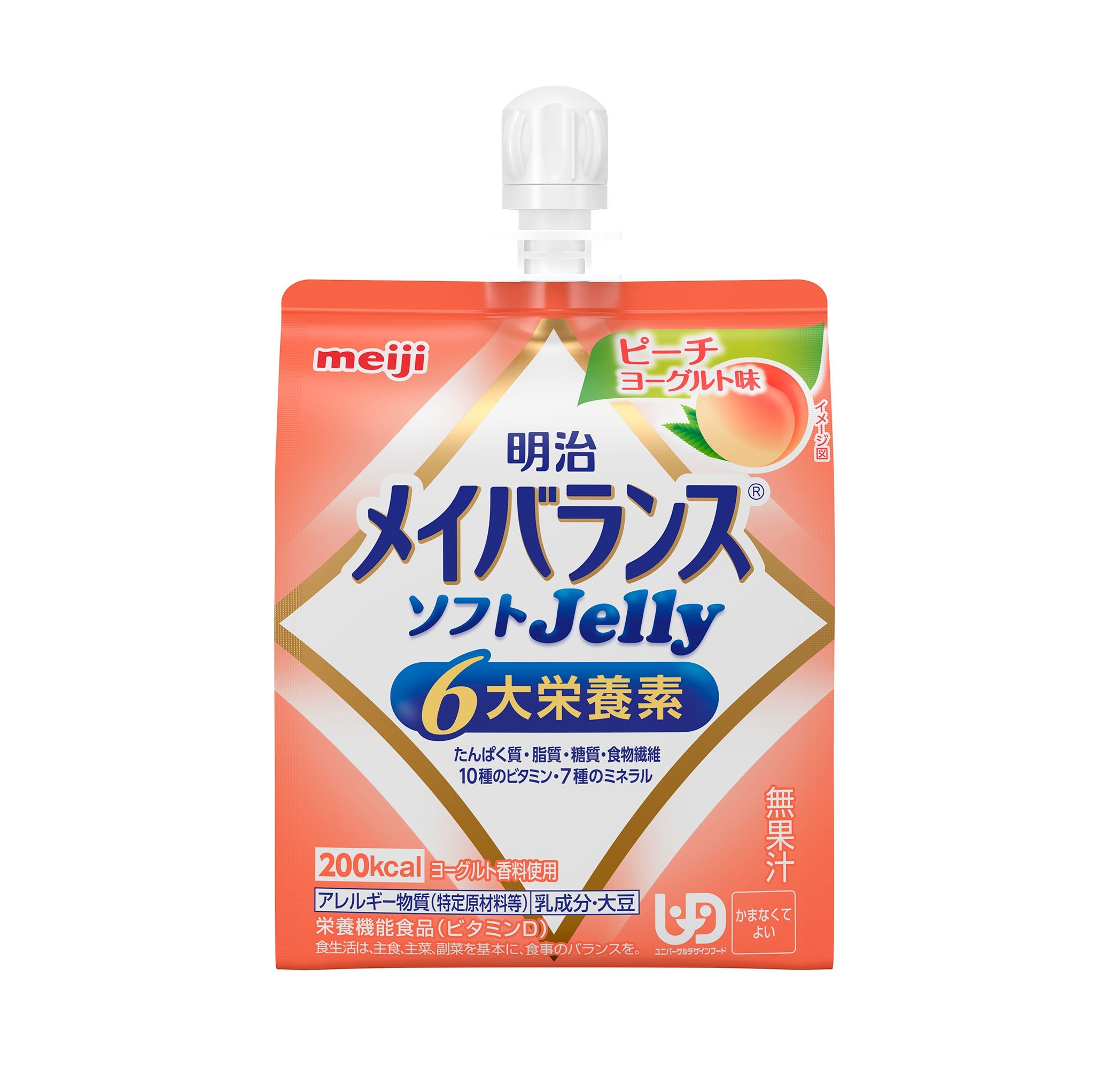 Meiji Meibalance Soft Jelly Peach Yogurt Flavor 125ml