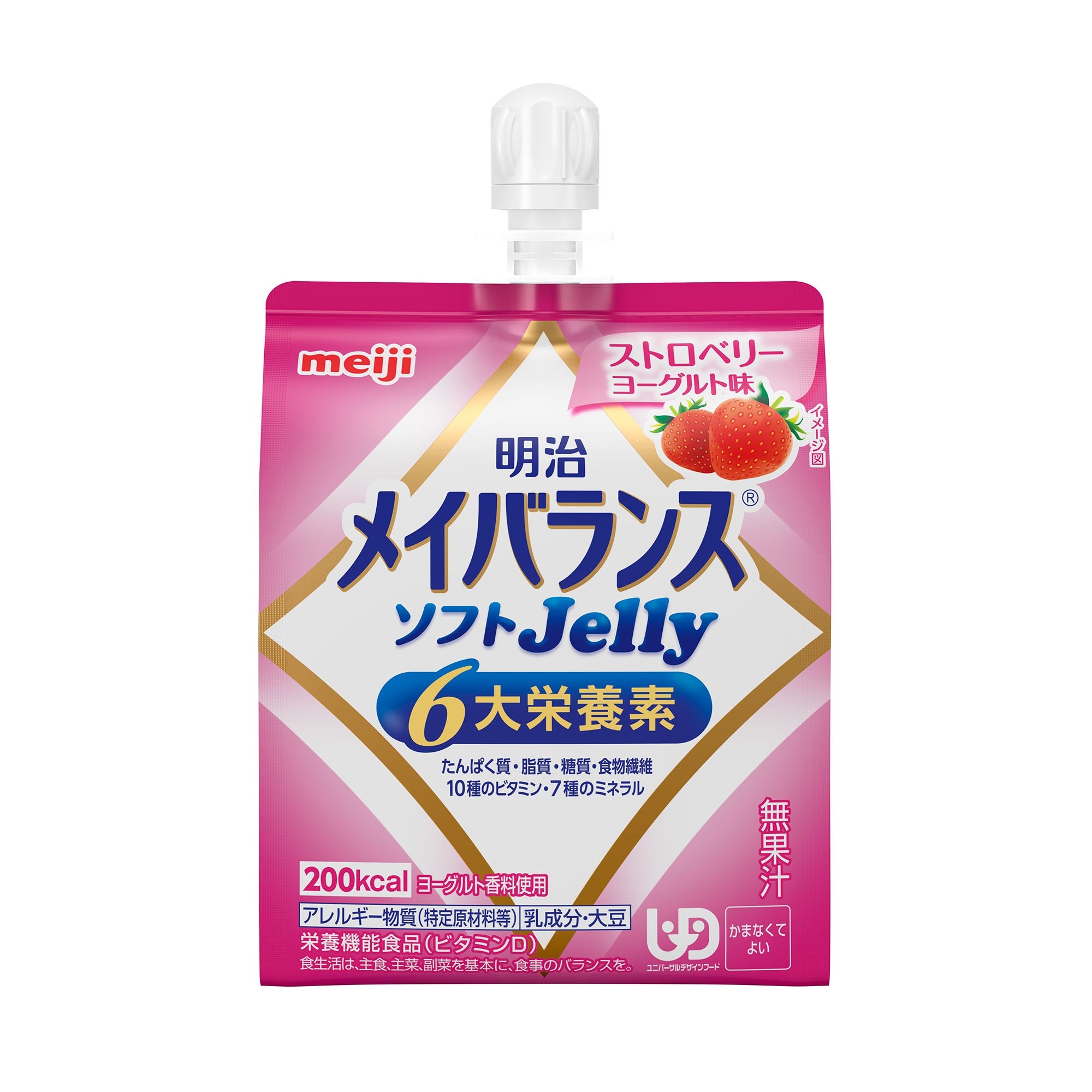 Meiji Meibalance Soft Jelly Strawberry Yogurt Flavor 125ml