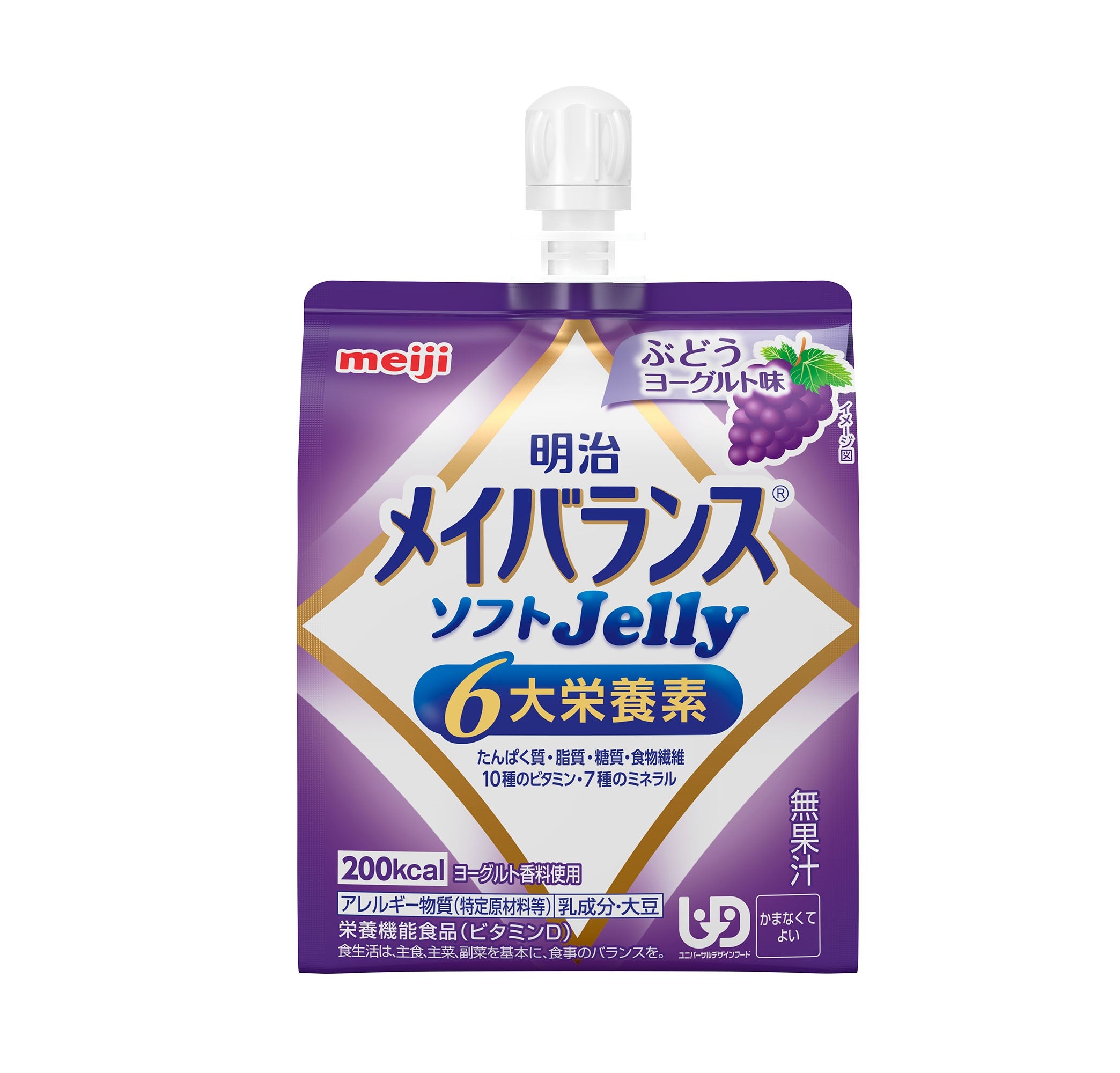 Meiji Meibalance Soft Jelly Grape Yogurt Flavor 125ml