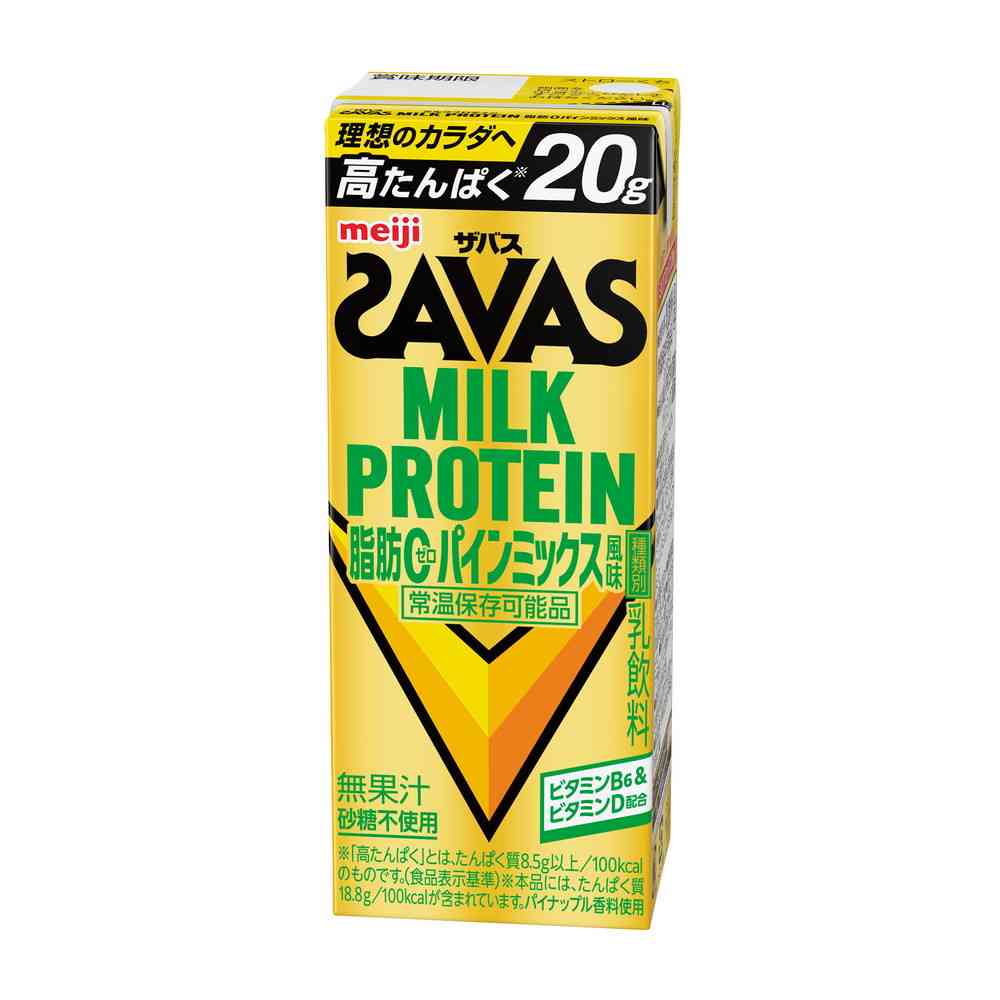Meiji SAVAS MILK PROTEIN Fat-Free Pine Mix Flavor 200ml