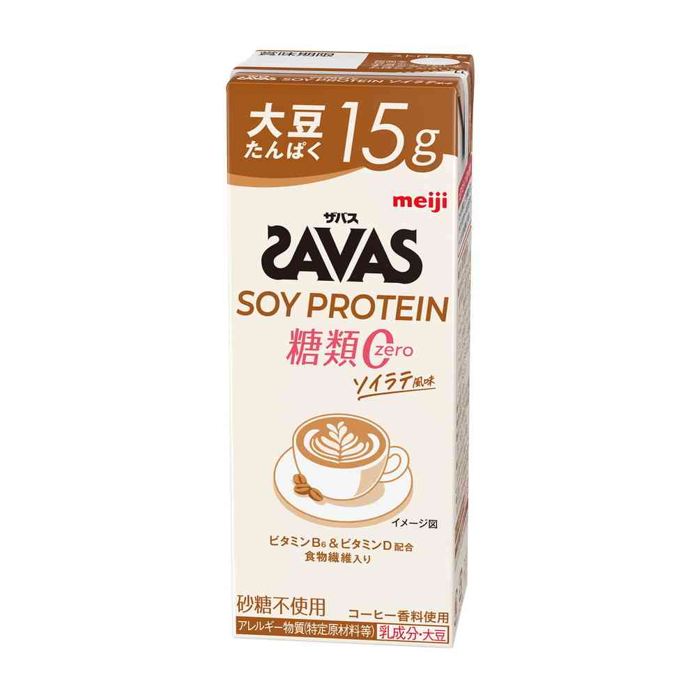 Meiji SAVAS SOY PROTEIN Zero Sugar Soy Latte Flavor 200ml