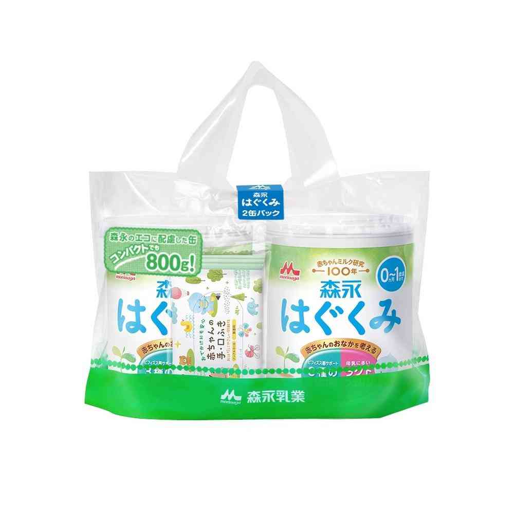 Morinaga Hagukumi Large Can 800g x 2 Can Pack