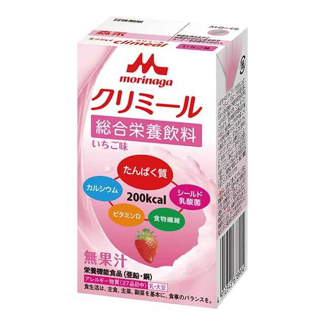 Morinaga Enjoy Cream Meal Strawberry Flavor 125ml