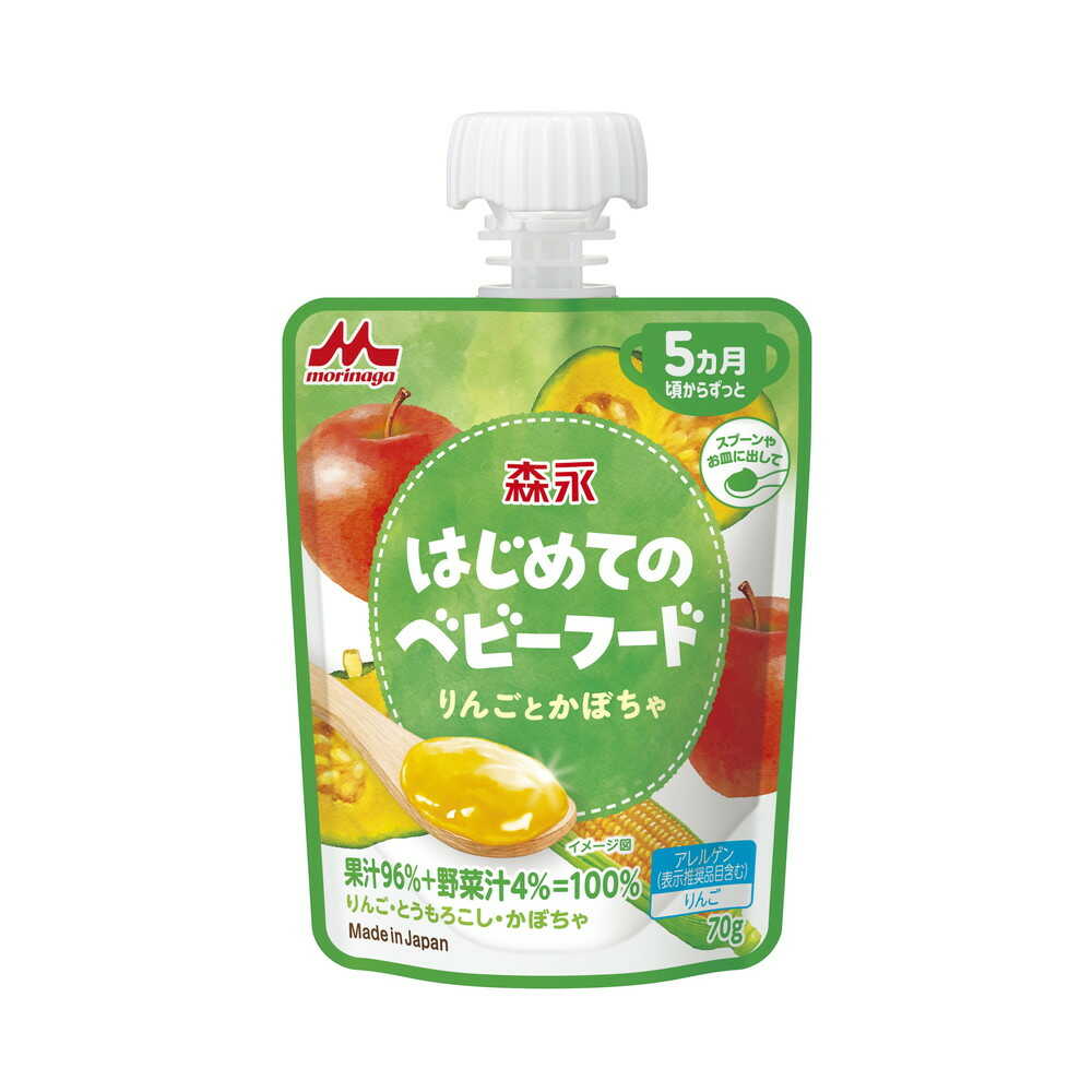 Morinaga Milk Industry First Baby Food Apple and Pumpkin 70g