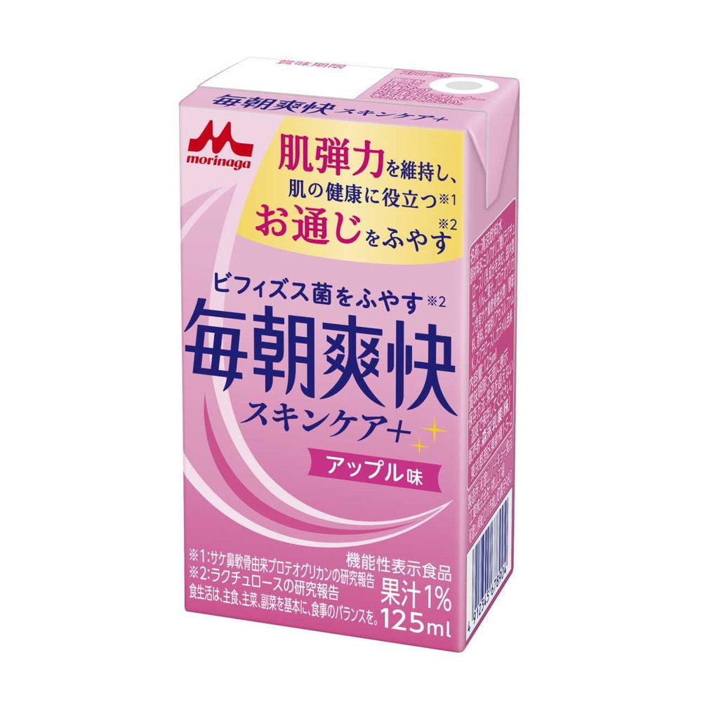 Morinaga Milk Industry Morning Refresh Skin Care + Apple Flavor 125ml