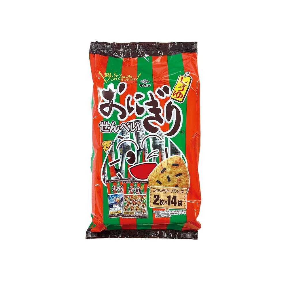 Masuya Onigiri Senbei Family Pack 2 Pieces x 14 Bags