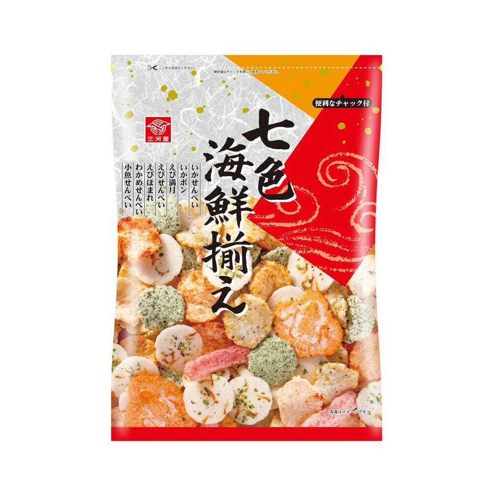 Mikawaya Seven-Color Seafood Assortment 125g