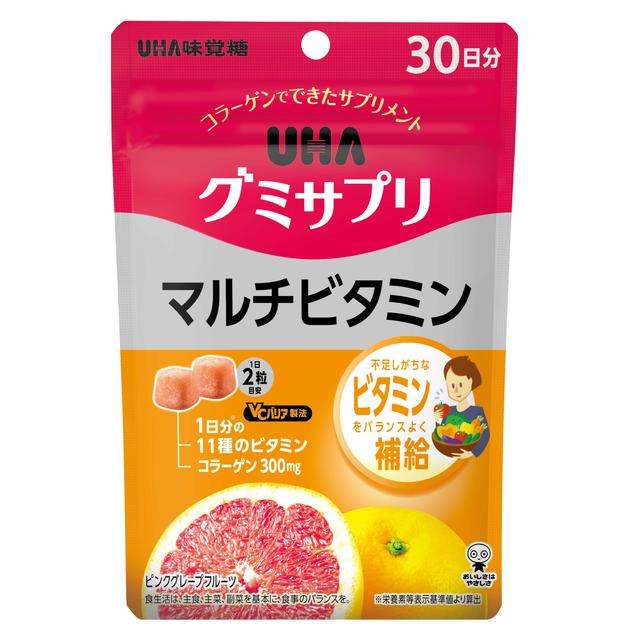UHA Mikakuto UHA Gummy Supplement Multi-Vitamin (30 Days, 60 Tablets)