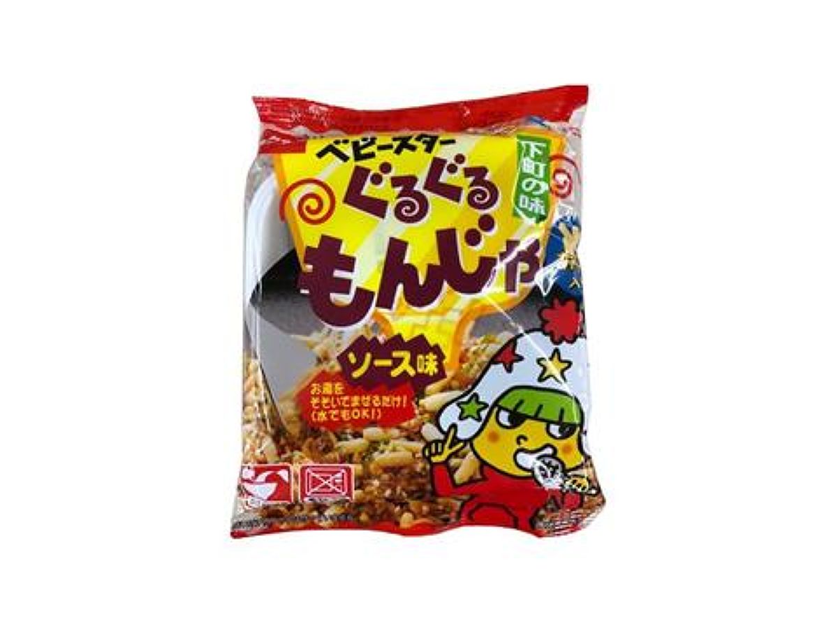 Oyatsu Company Baby Star Guruguru Monja 36g