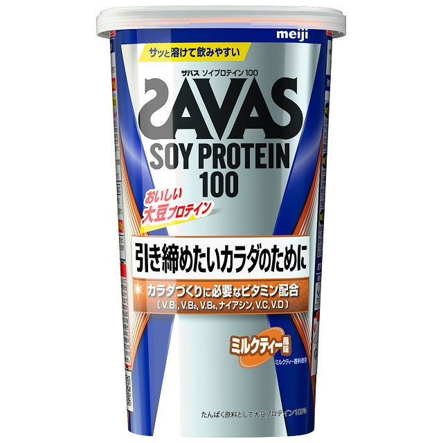 Savas Soy Protein 100 Milk Tea Flavor 224g