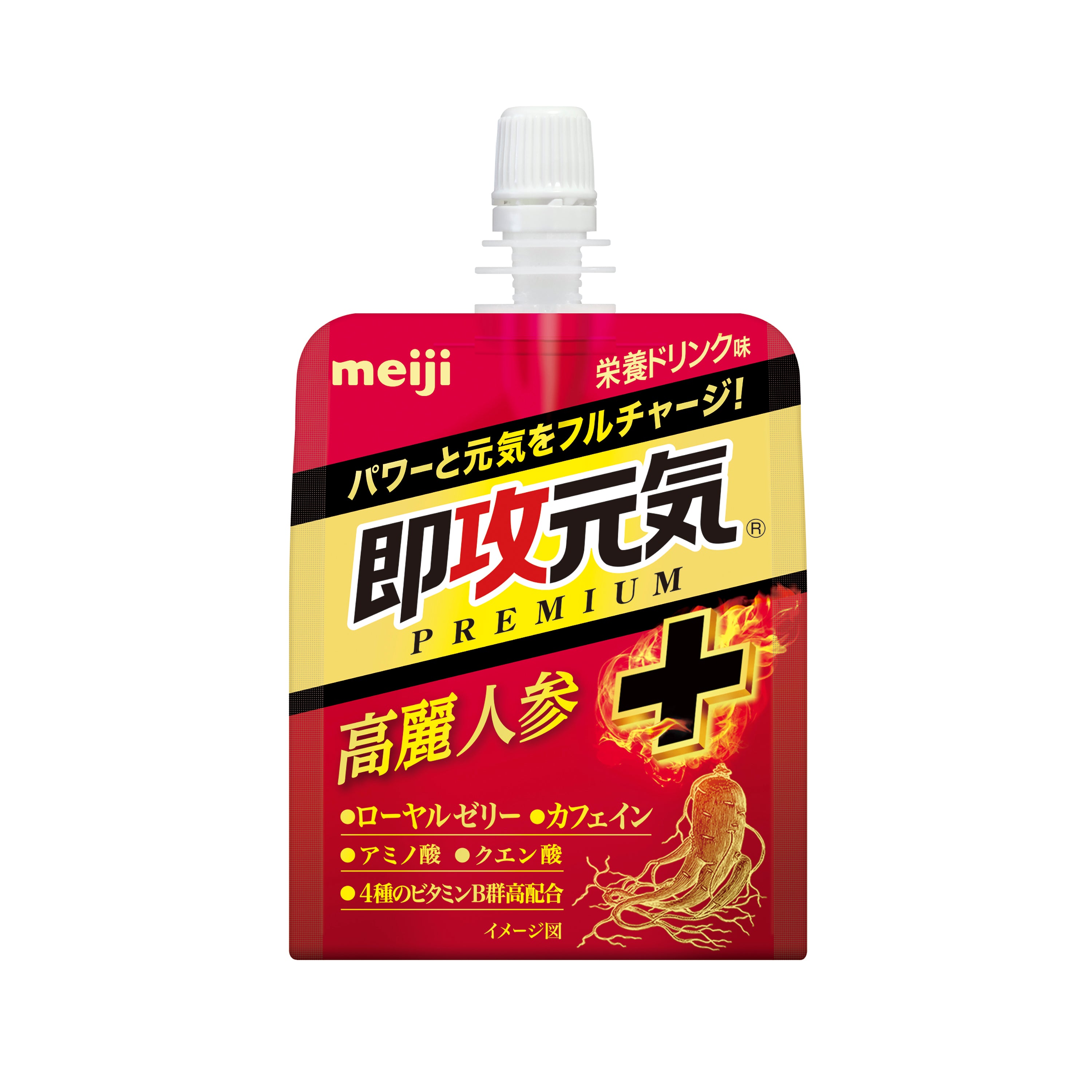 Meiji Instant Energy Jelly Korean Ginseng + Nutritional Drink Flavor 180g