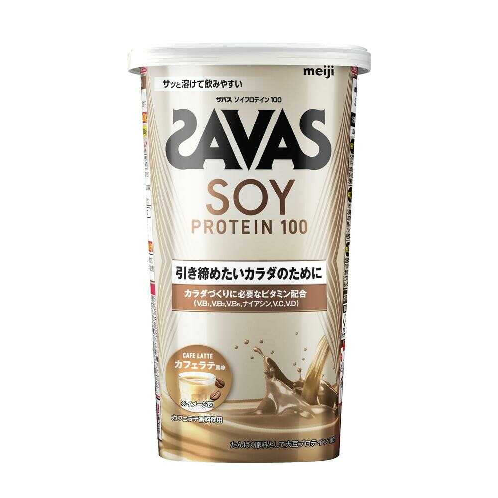 Meiji SAVAS Soy Protein 100 Cafe Latte Flavor 224g