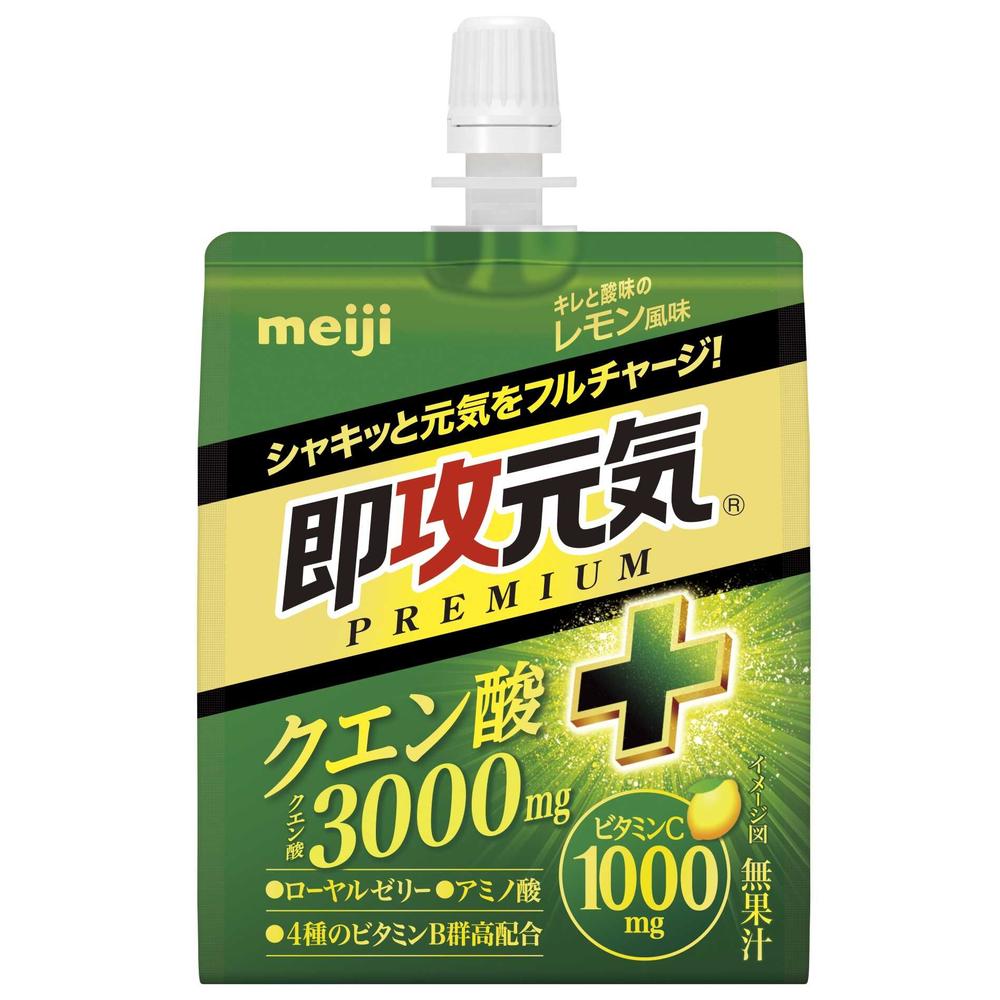 Meiji Instant Energy Jelly Citric Acid + Sharp Lemon Flavor 180g