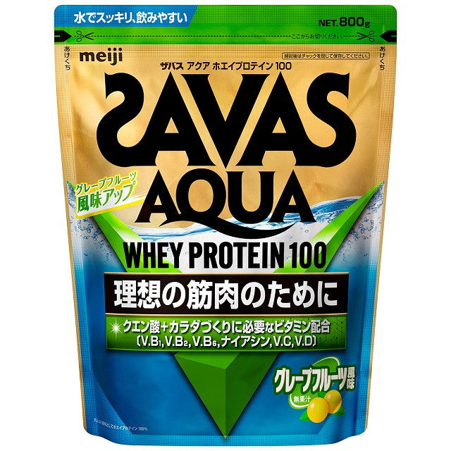 SAVAS Aqua Whey Protein 100 Grapefruit Flavor 40 Servings 800g