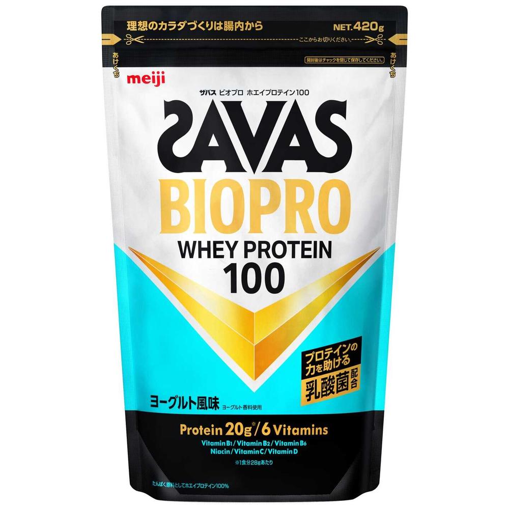Meiji ZAVAS BIOPRO Whey Protein 100 Yogurt Flavor 420g