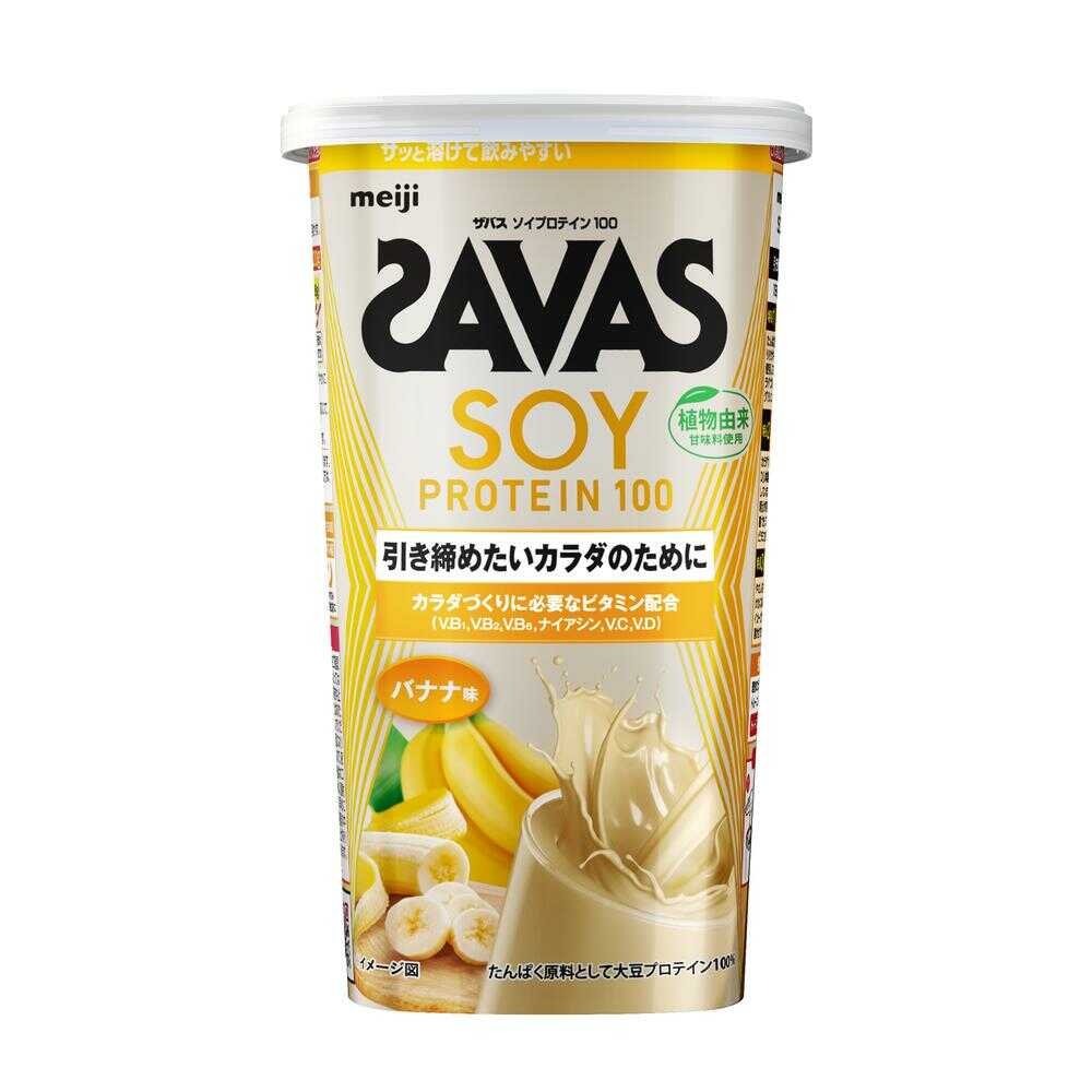Meiji ZAVAS Soy Protein 100 Banana Flavor 196g