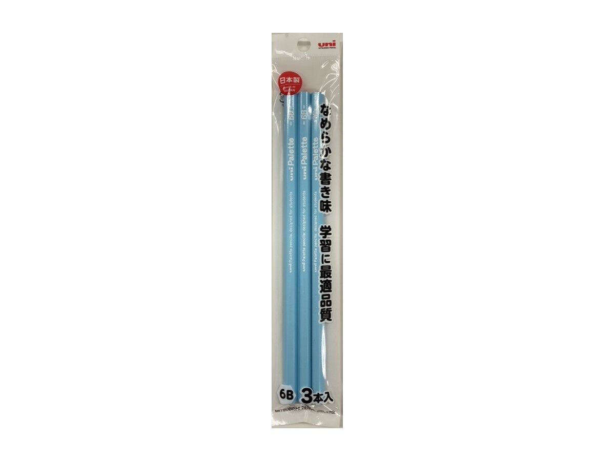 H. Pencil PLT P Blue 6B 3P