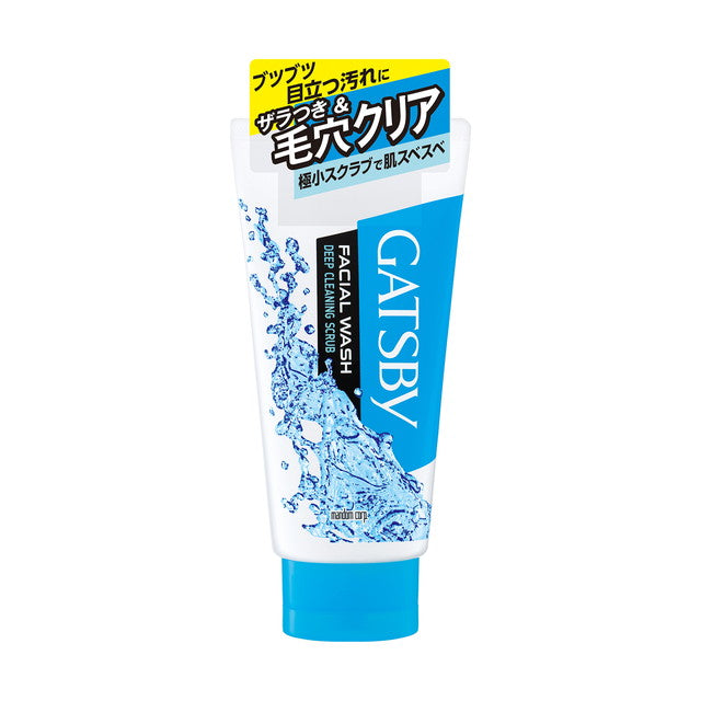 Gatsby Facial Wash Deep Cleaning Scrub 130g