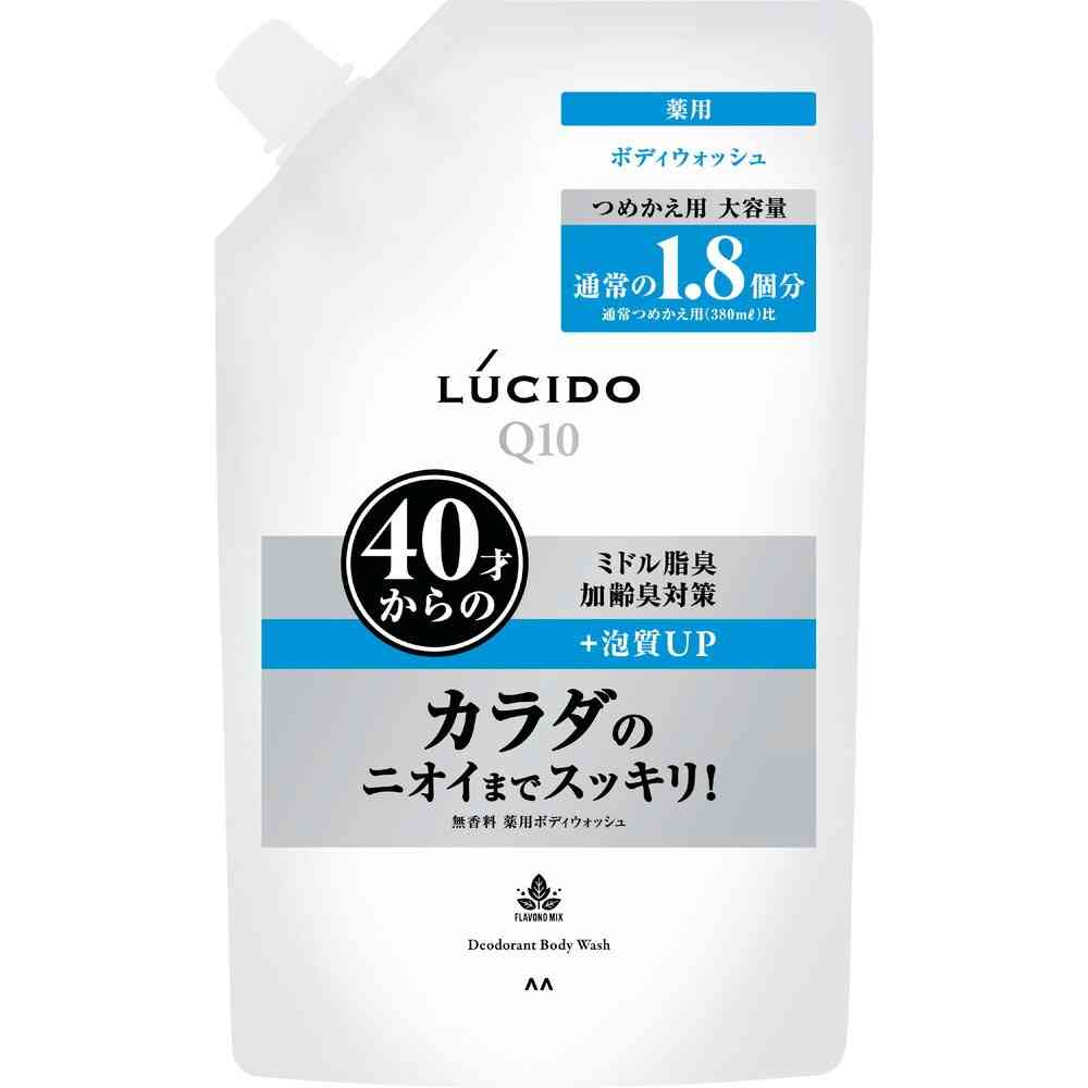 LUCIDO Medicinal Deodorant Body Wash Refill (Large Size) 684ml