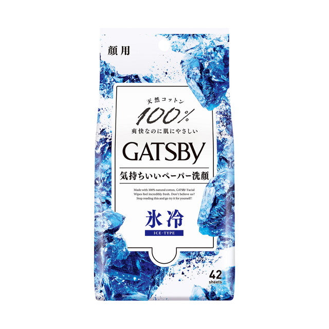 Mandom Gatsby Facial Paper Ice Type Bulk 42 Sheets