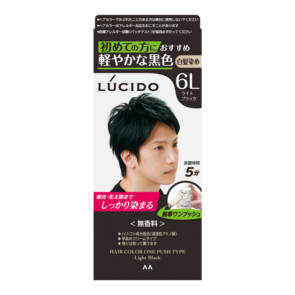 Lucido One Push Care Color Light Black 50g (1st Agent) & 50g (2nd Agent)