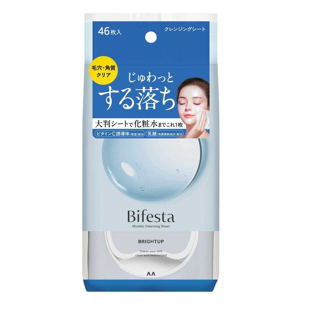 Bifesta Micellar Cleansing Sheet Bright Up 46 Sheets