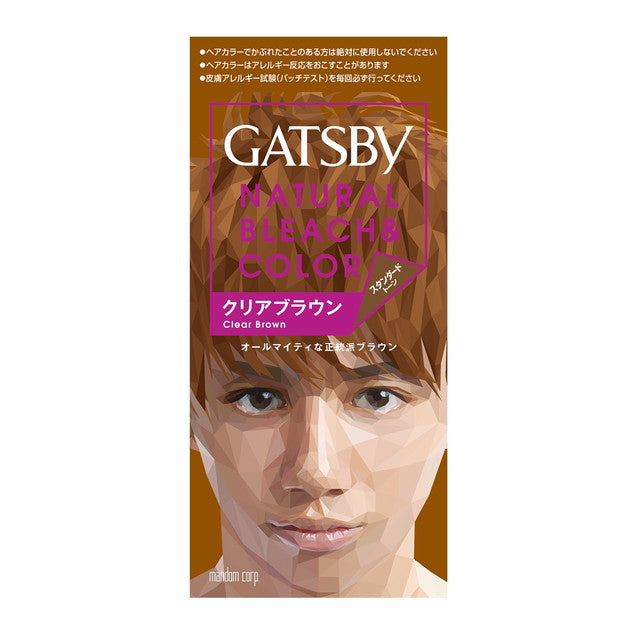 Mandom Gatsby Natural Bleach Color Clear Brown