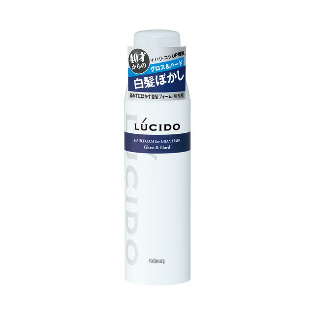 Lucido Hair Styling Foam for Gray Hair Gloss & Hard 185g