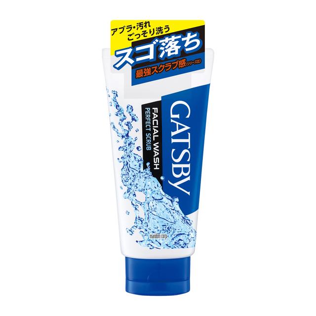 Mandom Gatsby Facial Wash Perfect Scrub 130g