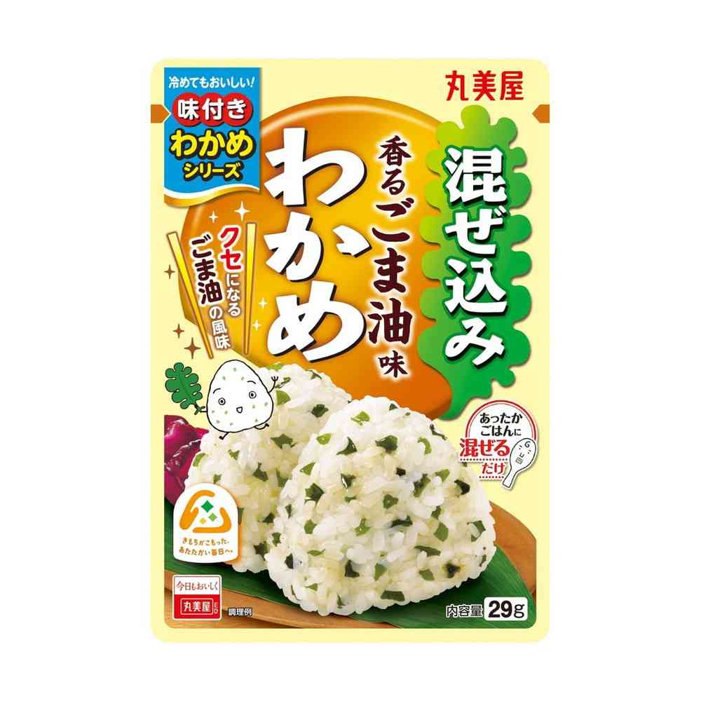 Marumiya Mixed Wakame with Fragrant Sesame Oil Flavor 29g