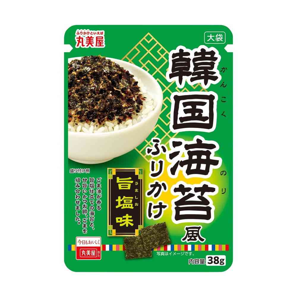 Marumiya Korean-Style Seaweed Furikake Umami Salt Flavor Large Bag 38g