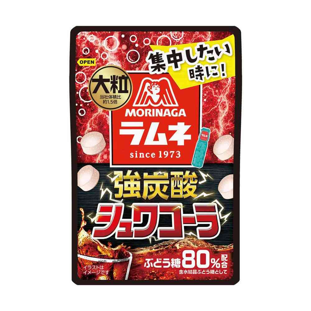 Morinaga Seika Large Ramune Strong Carbonated Shuwa Cola 25g