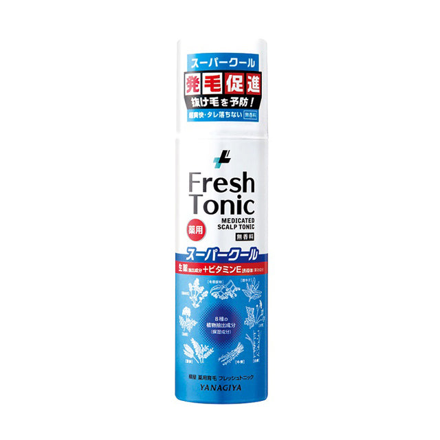 Yanagiya Honten Medicinal Hair Growth Fresh Tonic Unscented Super Cool 190g