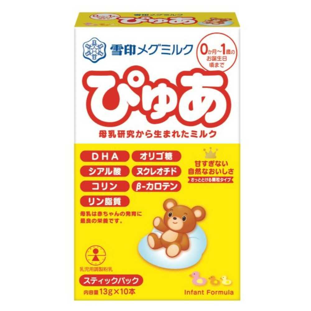Snow Brand Megmilk Pure Stick 13g x 10 Sticks