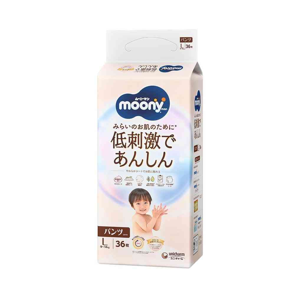 Natural Moony Man Pants L 36 Sheets