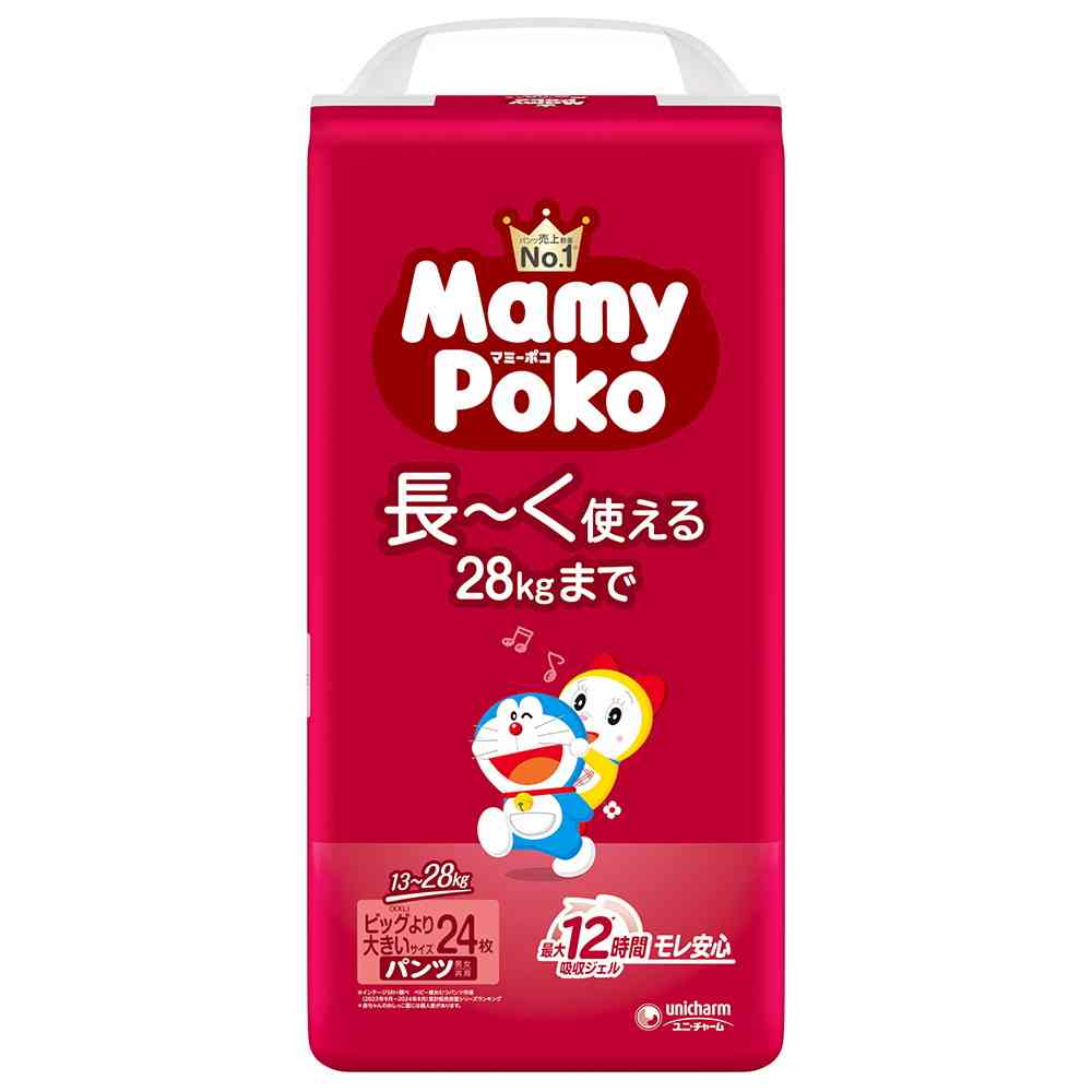 Uni-Charm Mami Poko Pants Extra Large Doraemon 24 Sheets